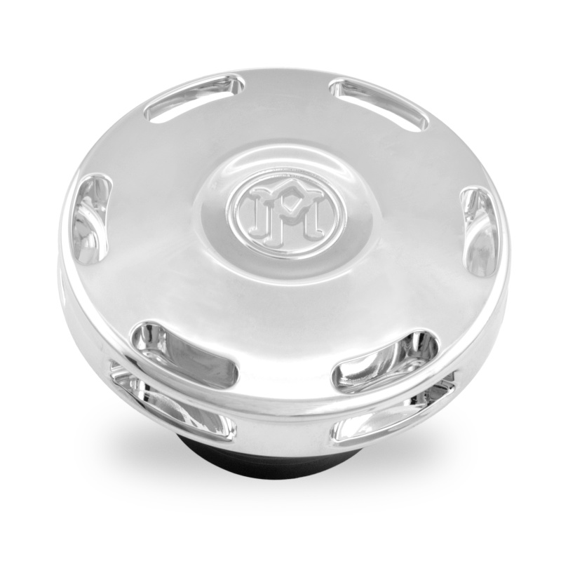 Performance Machine Fuel Cap Apex - Chrome - 0210-2071APX-CH