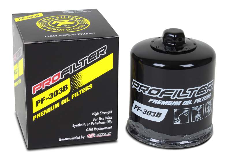 ProFilter Honda/Kawasaki/Polaris/Yamaha Spin-On Black Various Performance Oil Filter - PF-303B