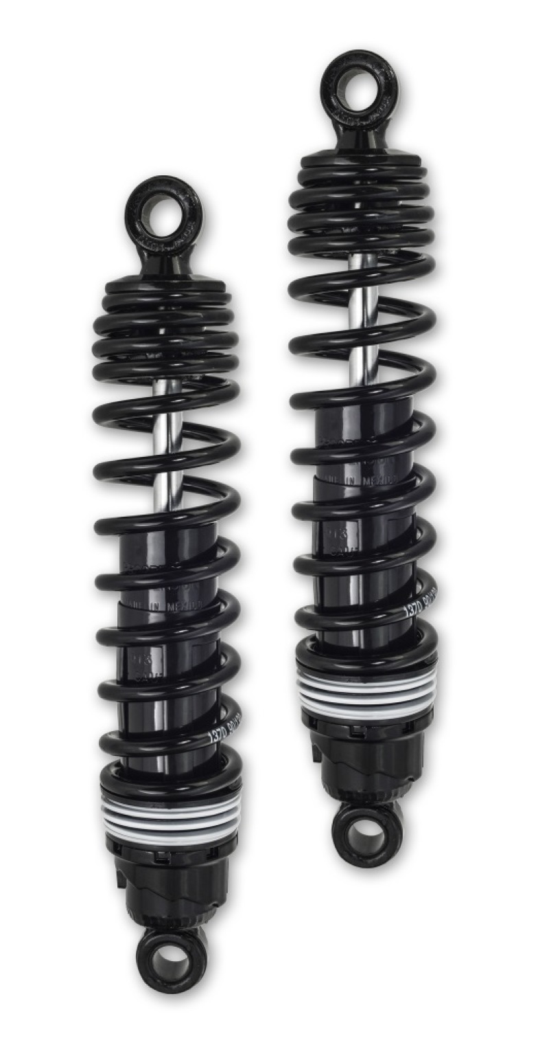 Progressive Harley 412 Series Shocks 12.5in - Black - 412CRZ-4064B