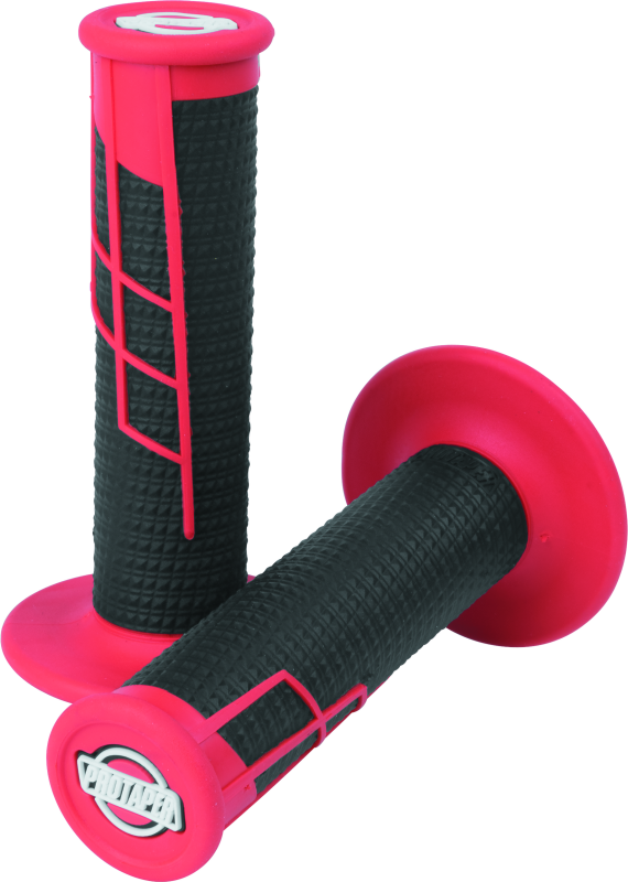 ProTaper Clamp-On 1/2 Waffle Grip - Red/Black - 021662