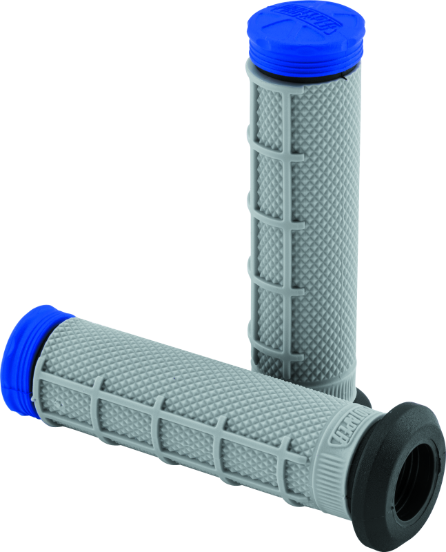 ProTaper Tri Density ATV 1/2 Waffle Grips - Blue - 024867