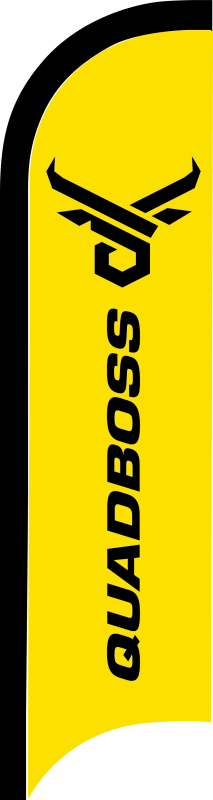 QuadBoss 11ft Sail Flag Yellow - 155352