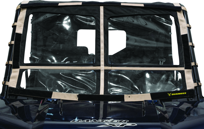 QuadBoss 15-19 Polaris Ranger 1000 Diesel Soft Windshield - 375790