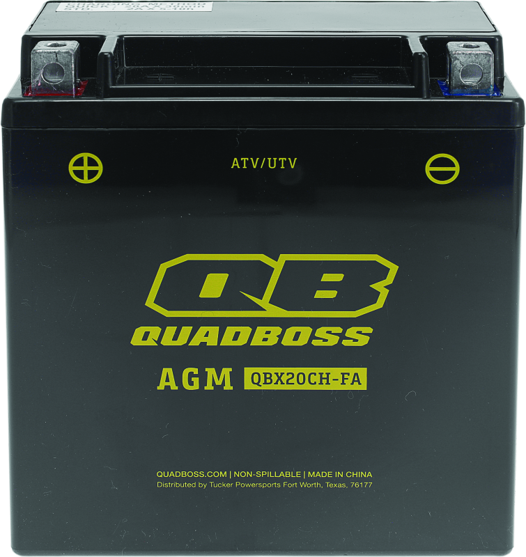 QuadBoss 10-20 Suzuki LT-A500F KingQuad Maintenance-Free AGM Battery - 401386