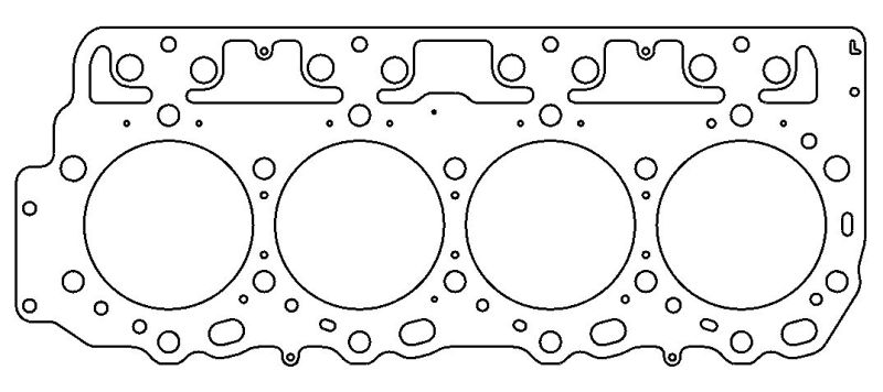 Cometic GM 6.6L Duramax Diesel 01-06 4.100 inch Bore .060 inch MLS-5 Left Head Gasket - C5883-060