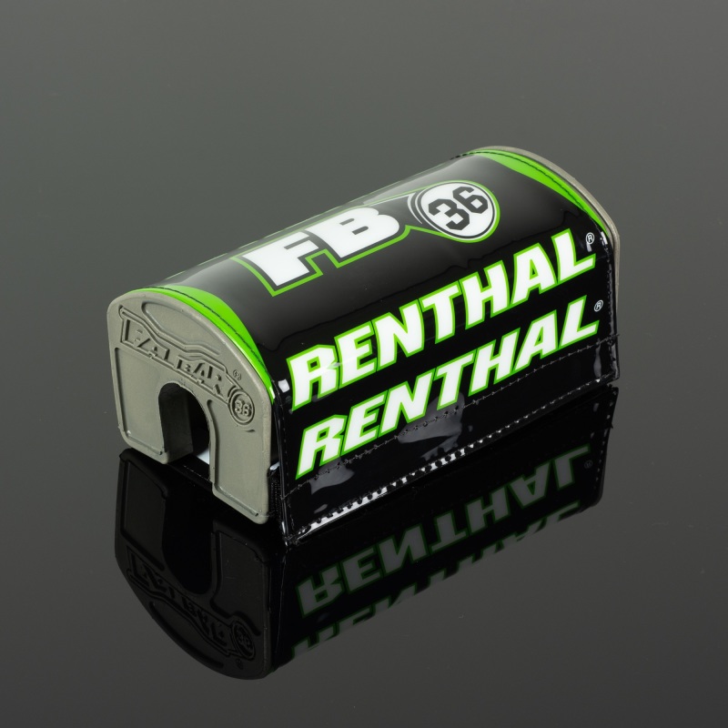 Renthal Fatbar 36 Pad - Black / Green/ White - P345