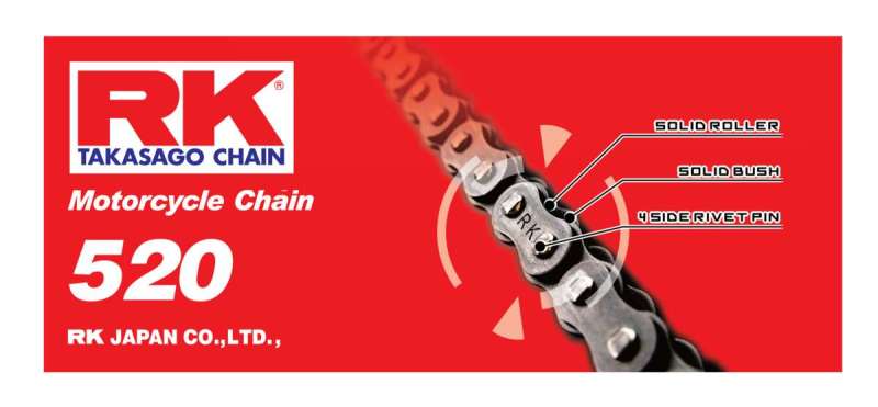 RK Chain RK-M 520-100FT - Natural - 520-100FT