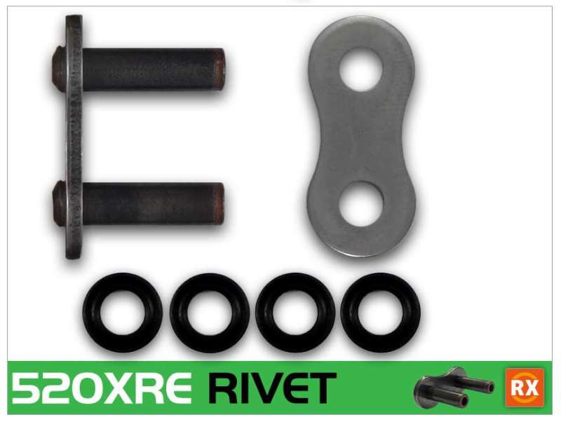 RK Chain 520XRE-RIVET NATURAL - 520XRE-RL