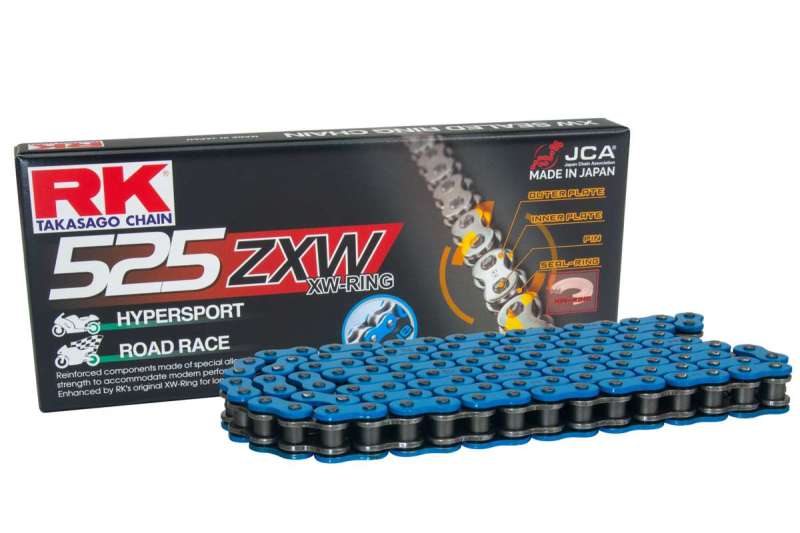 RK Chain BB525ZXW-100L XW-Ring - Blue - BB525ZXW-100