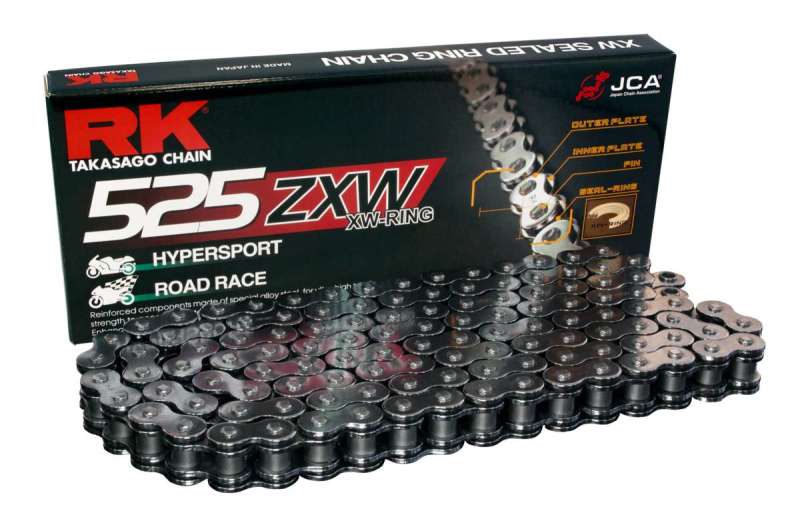 RK Chain BL525ZXW-120L XW-Ring - Black Scale - BL525ZXW-120