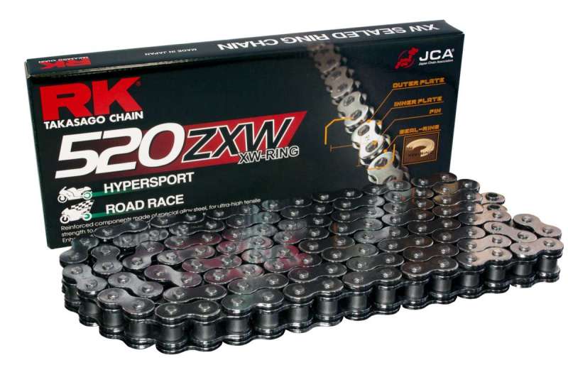 RK Chain CC520ZXW-100FT XW-Ring - Chrome - CC520ZXW-100FT