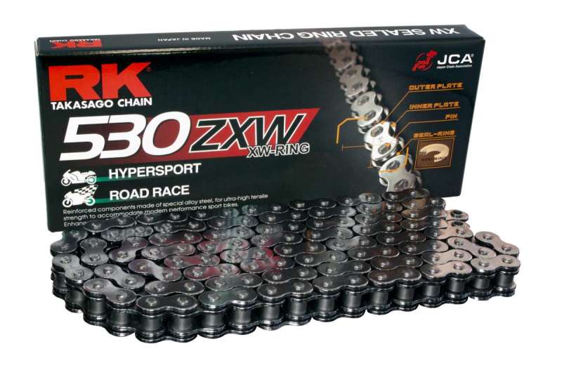 RK Chain CC530ZXW-100FT XW-Ring - Chrome - CC530ZXW-100FT