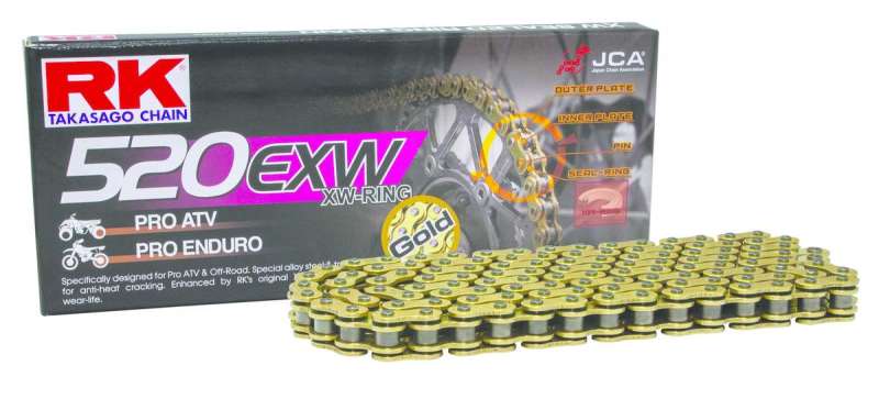 RK Chain GB520EXW-104L XW-Ring - Gold - GB520EXW-104