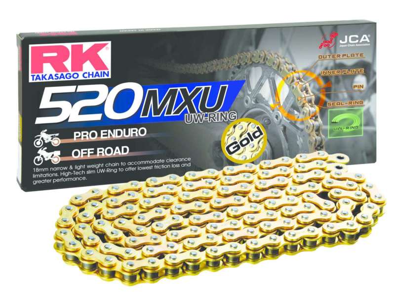 RK Chain GB520MXU-100L UW-Ring - Gold - GB520MXU-100