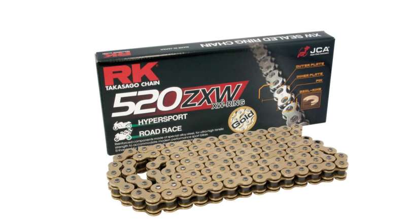 RK Chain GB520ZXW-100FT XW-Ring - Gold - GB520ZXW-100FT