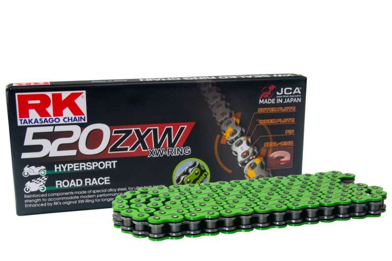 RK Chain MM520ZXW-150L XW-Ring - Green - MM520ZXW-150