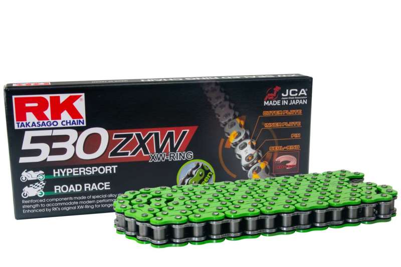 RK Chain MM530ZXW-120L XW-Ring - Green - MM530ZXW-120