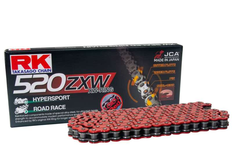 RK Chain RR520ZXW-100L XW-Ring - Red - RR520ZXW-100