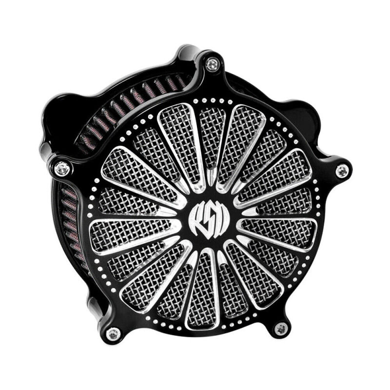 Roland Sands Design Venturi Air Cleaner Domino - Contrast Cut - 0206-2028-BM