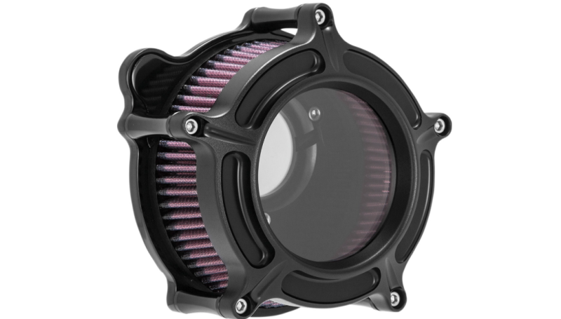 Roland Sands Design Clarion Air Cleaner - Black Ops - 0206-2127-SMB