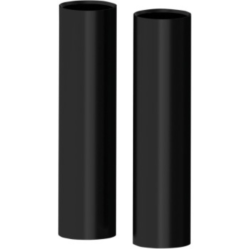 Roland Sands Design Upper Fork Cover Smoothie - Black Ano - 0208-2078-B