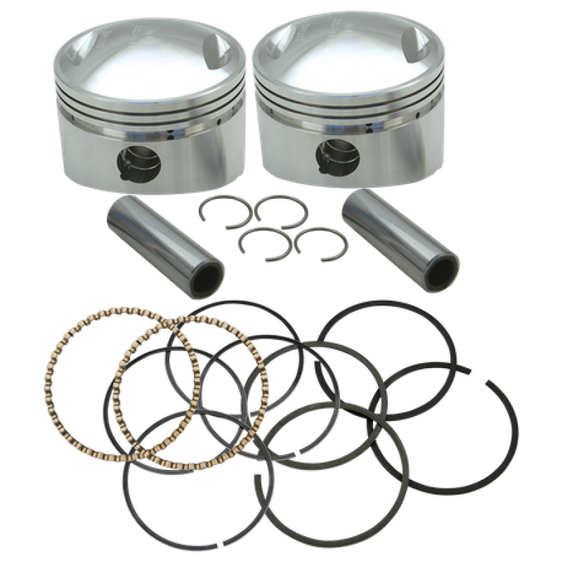 S&S Cycle 36-84 BT 3-5/8in Piston Set - .010in - 106-5536
