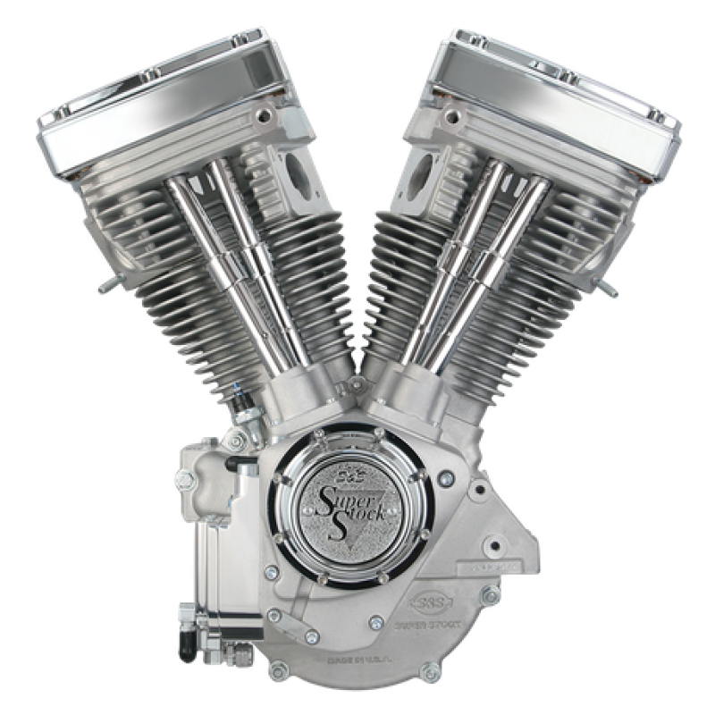 S&S Cycle 84-99 BT V80 Long Block Engine - Natural - 310-0232