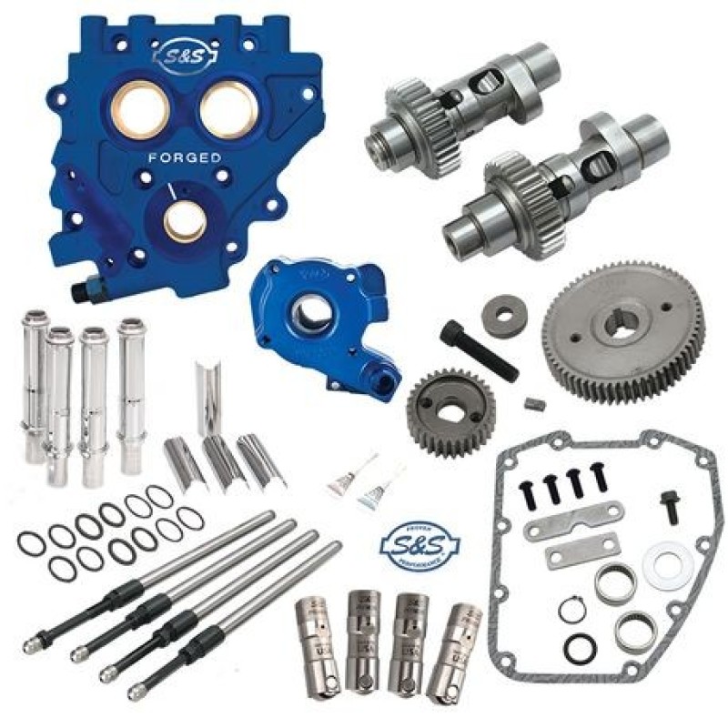S&S Cycle 07-17 BT/2006 Dyna 551GE Easy Start Chain Drive Cam Chest Kit - 310-0815