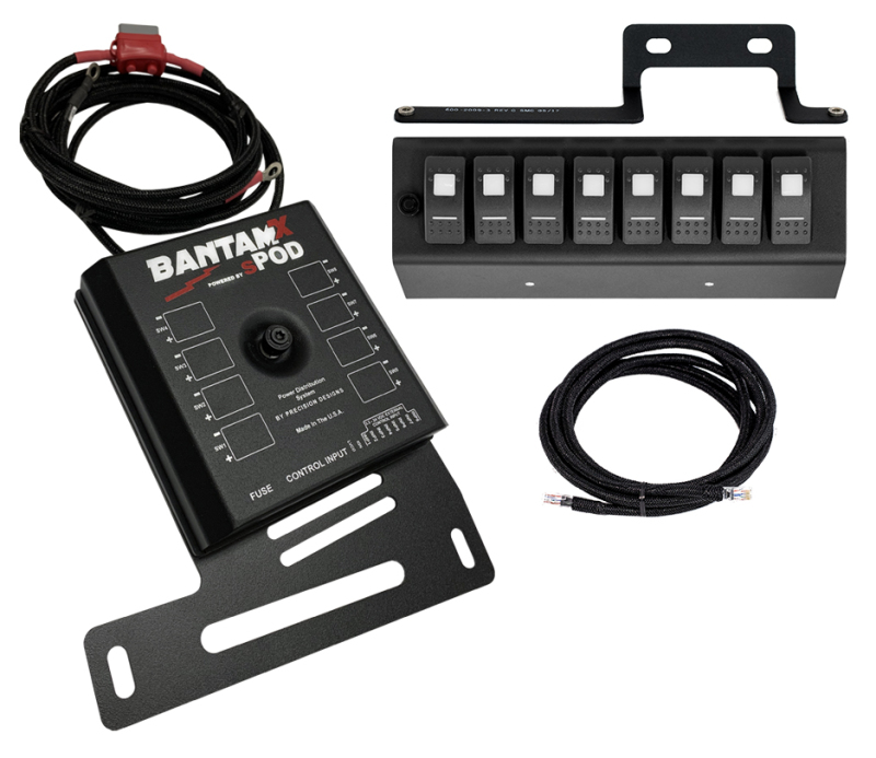 Spod 09-18 Jeep Wrangler JK BantamX w/ Red LED Switch Panel - 870085