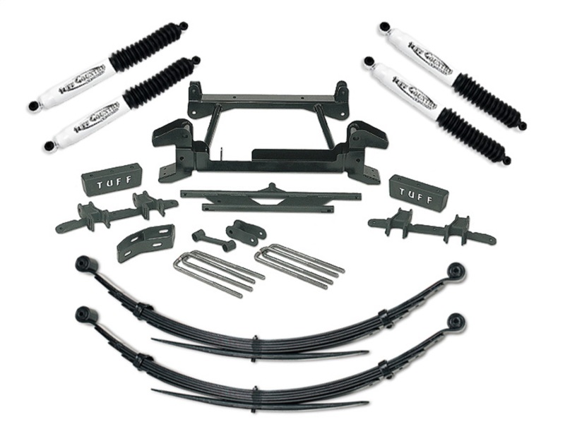 Tuff Country 88-98 Chevy Truck K1500 4x4 4in Lift Kit with Rear Leaf Springs (SX8000 Shocks) - 14812KN