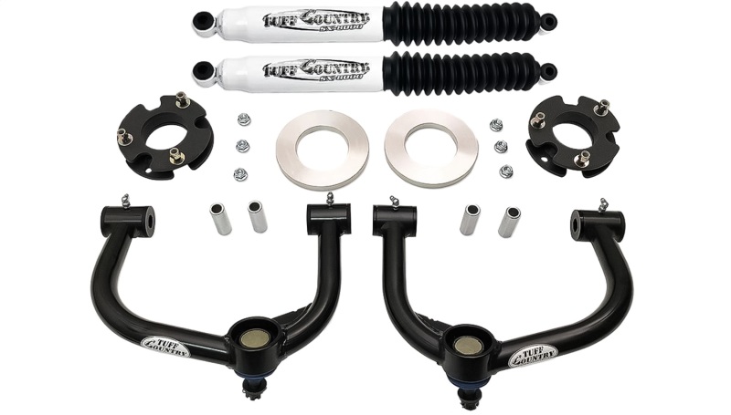 Tuff Country 21-22 Ford F-150 4x4 3in Front Lift Kit w/Ball Joint Upper Control Arms and Shocks - 23925KN