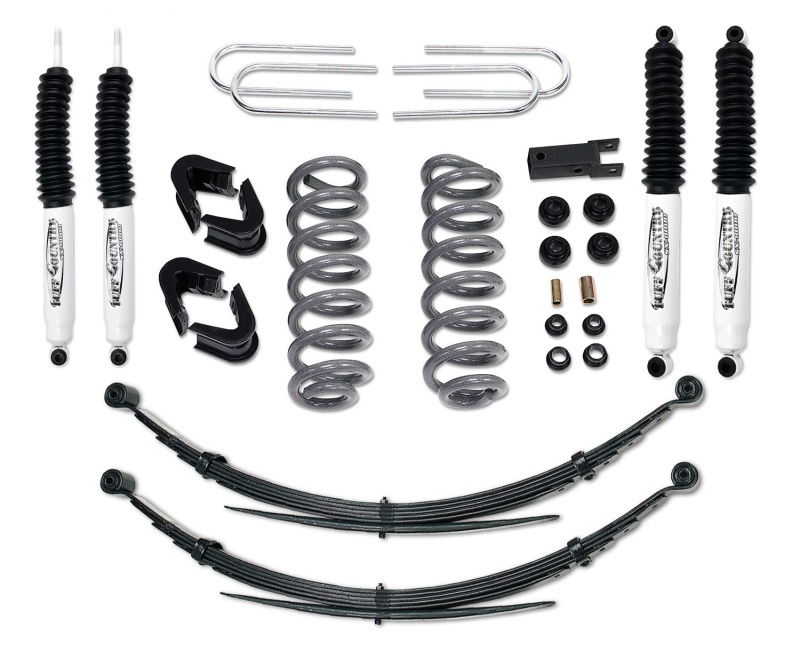 Tuff Country 78-79 Ford Bronco 4x4 4in Lift Kit with Rear Leaf Springs (SX8000 Shocks) - 24716KN