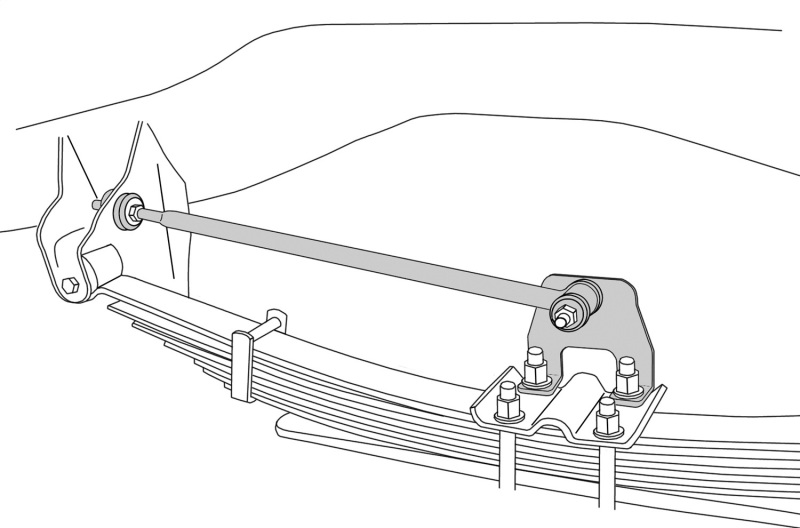 Tuff Country 69-93 Dodge Truck 1/2 & 3/4 Ton 4wd Traction Bars Pair - 30695