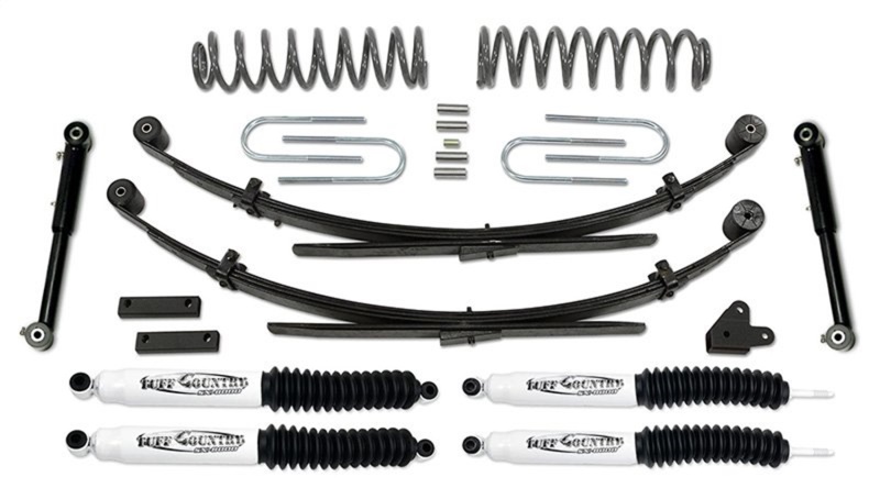 Tuff Country 87-01 Jeep Cherokee 4x4 3.5in Lift Kit EZ-Flex w/Rear Leaf Springs (SX8000 Shocks) - 43803KN
