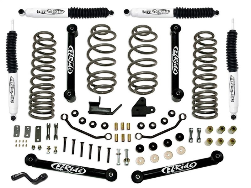 Tuff Country 97-02 Jeep Wrangler TJ 4in EZ-Ride Lift Kit (SX8000 Shocks) - 44900KN
