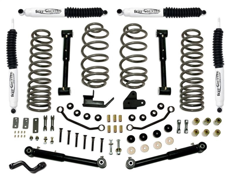 Tuff Country 97-06 Jeep Wrangler TJ 4in Lift Kit EZ-Flex (SX8000 Shocks) - 44902KN