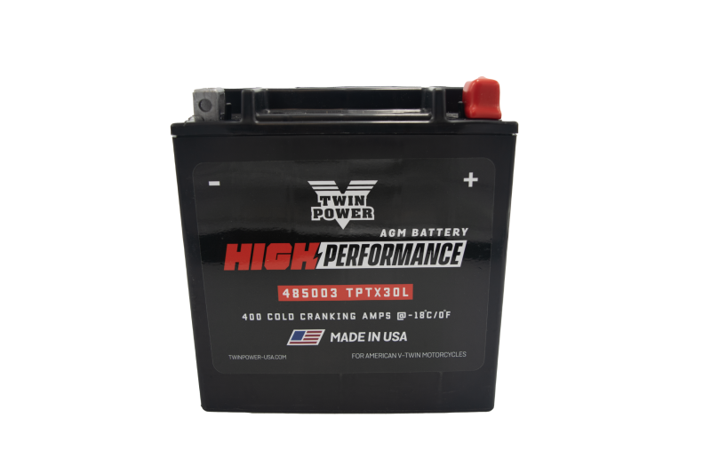 Twin Power YIX-30L High Performance Battery Replaces H-D 66010-97A Made in USA - 485003