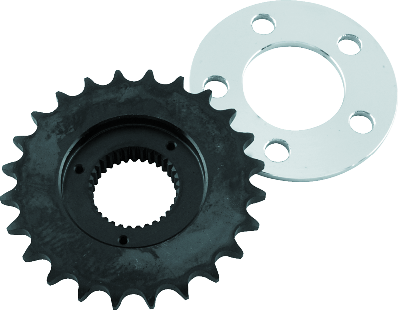 Twin Power 5 Speed Big Twin 24T Offset Sprocket Kit .282 Offset W/.197 Rear Sprocket Spacer - 490510