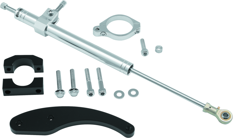 Twin Power 14-17 FLH FLT Satin Steering Damper Kit - 601113