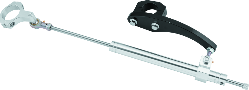 Twin Power 09-13 FLH FLT Models Satin Finish Steering Damper Kit - 601144