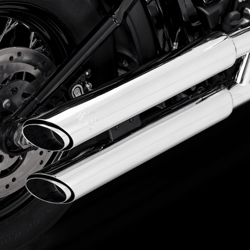 Vance & Hines 18-22 Harley Davidson Softail Twin Slash S/OS PCX Slip-On Exhaust - Chrome - 16376
