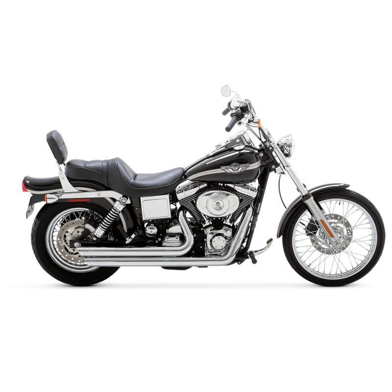 Vance & Hines HD Dyna 06-17 Bigshots Staggered Chrome PCX Full System Exhaust - 17338