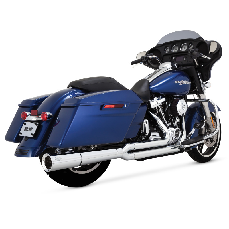 Vance & Hines HD Dresser 10-16 Pro Pipe Chrome PCX Full System Exhaust - 17359
