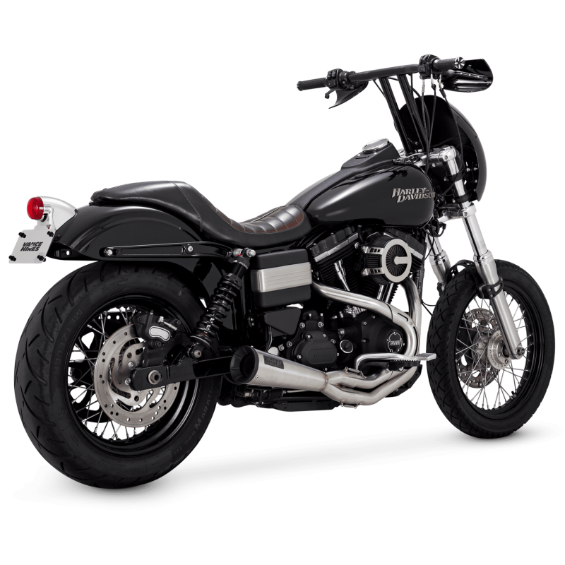 Vance & Hines HD Dyna 91-17 Upsweep SS 2-1 PCX Full System Exhaust - 27325