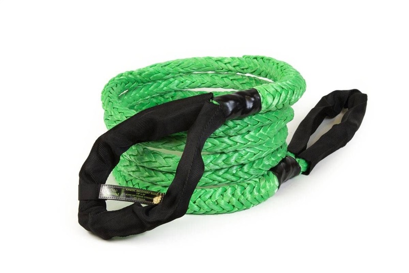 Voodoo Offroad 2.0 Santeria Series 7/8in x 20 ft Kinetic Recovery Rope with Rope Bag - Green - 1300001A