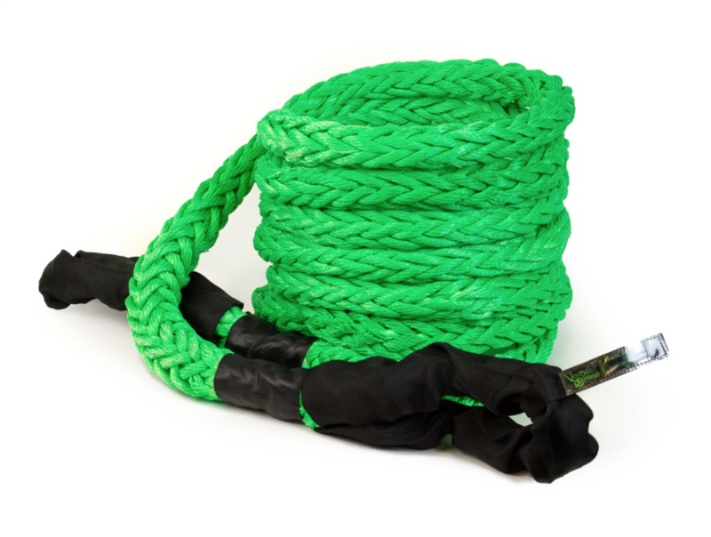 Voodoo Offroad 2.0 Santeria Series 1-1/4in x 30 ft Kinetic Recovery Rope with Rope Bag - Green - 1300034A