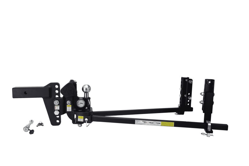 Weigh Safe True Tow Middleweight Distribution 6in Drop & 2.5in Shank (Rated for 12.5K GTWR) w/WS05 - TTMW6-2.5XL-KA