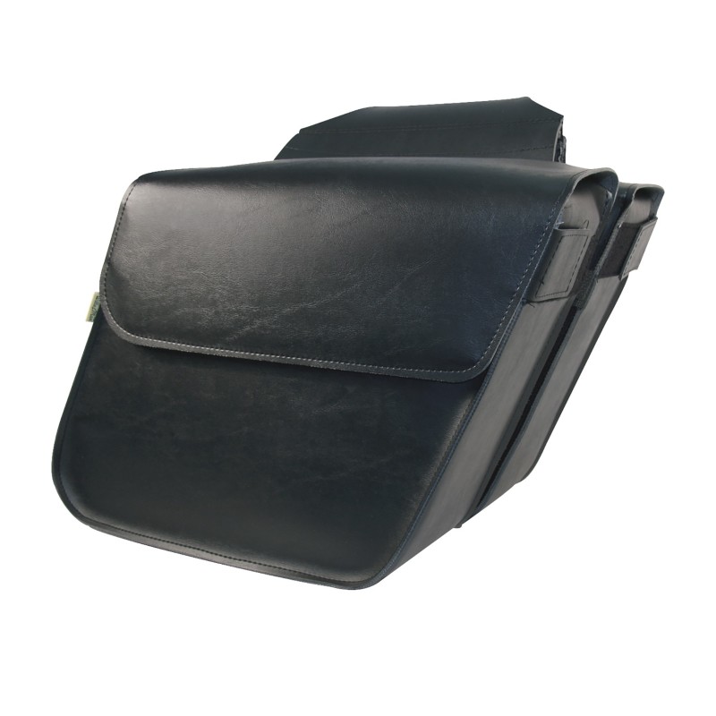 Willie & Max Universal Raptor Standard Slant Saddlebags (14 in L x 12 W x 5.5 H) - Black - 58802-00