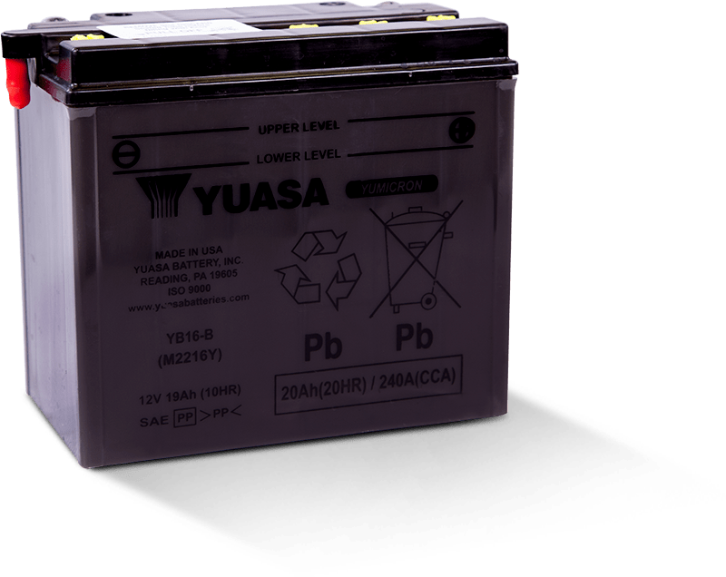 Yuasa YB16-B Yumicron 12 Volt Battery - YUAM2216Y