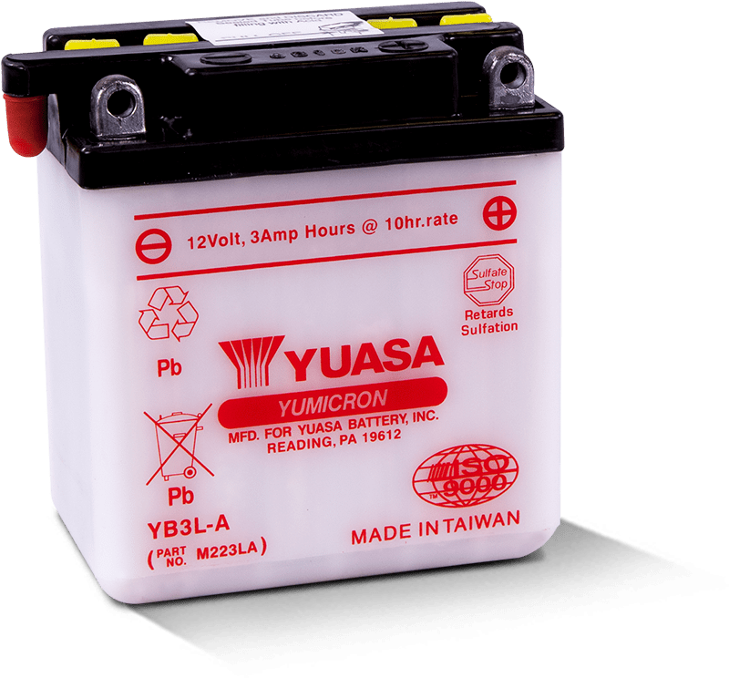 Yuasa YB3L-A Yumicron 12 Volt Battery - YUAM223LA